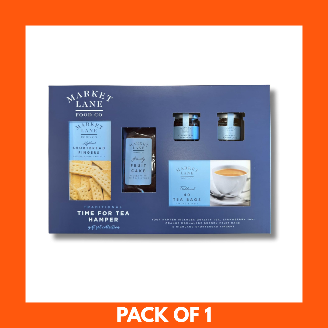Market Lane Food Company Traditional Time For Tea Hamper Gift Set x 1