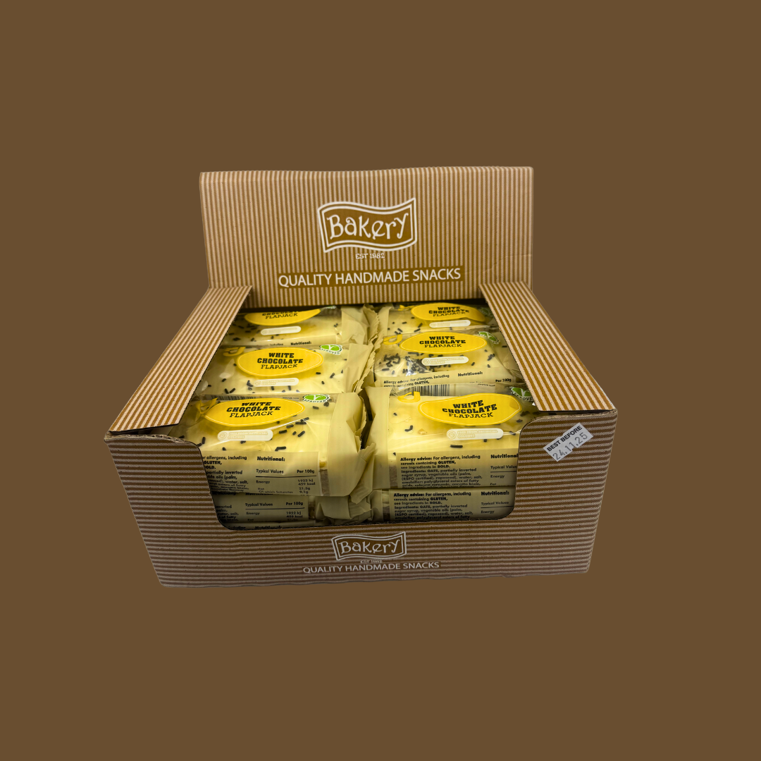 Stack of 24 RJ flapjacks multipack ready for picnic