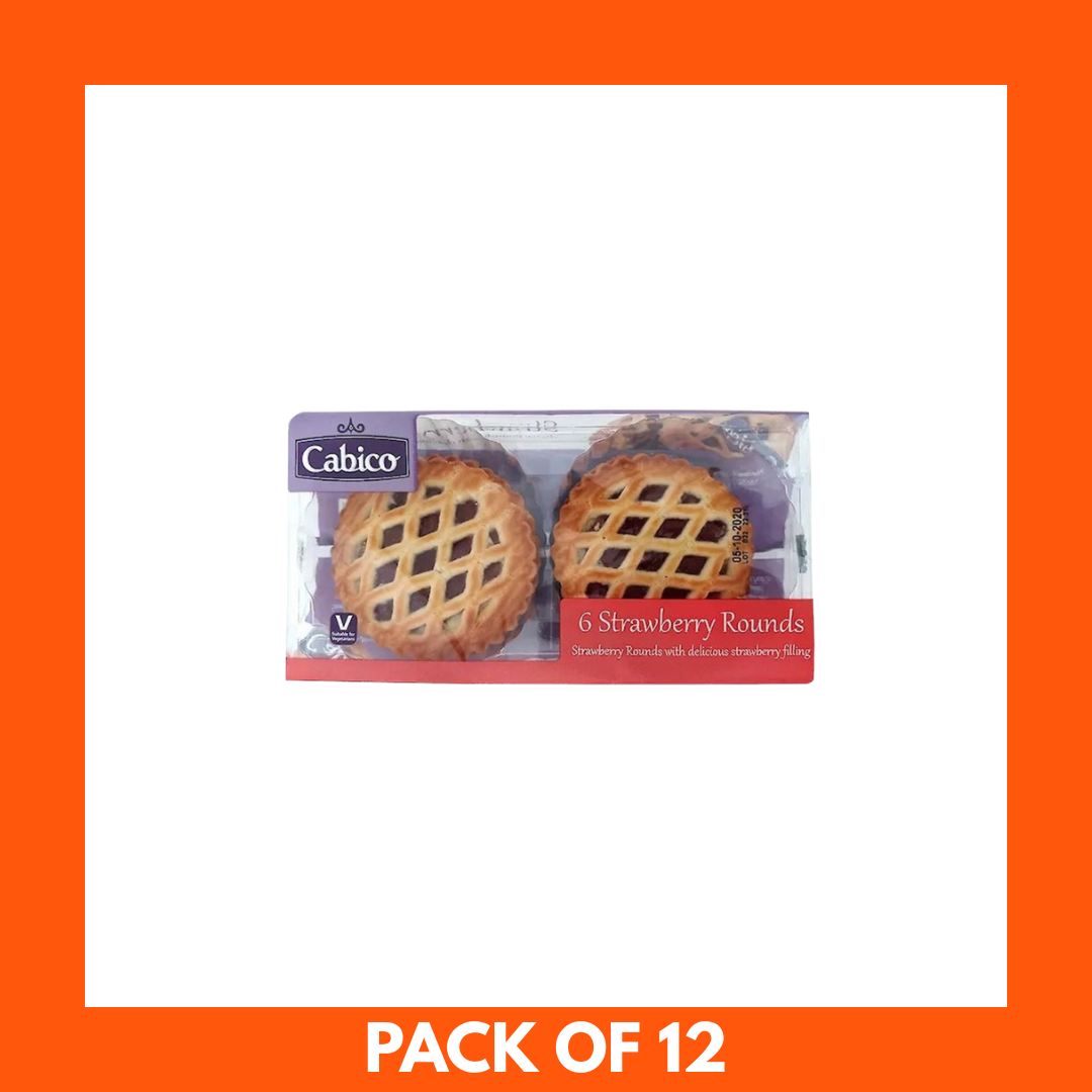 Cabico 6 Strawberry Rounds x 1