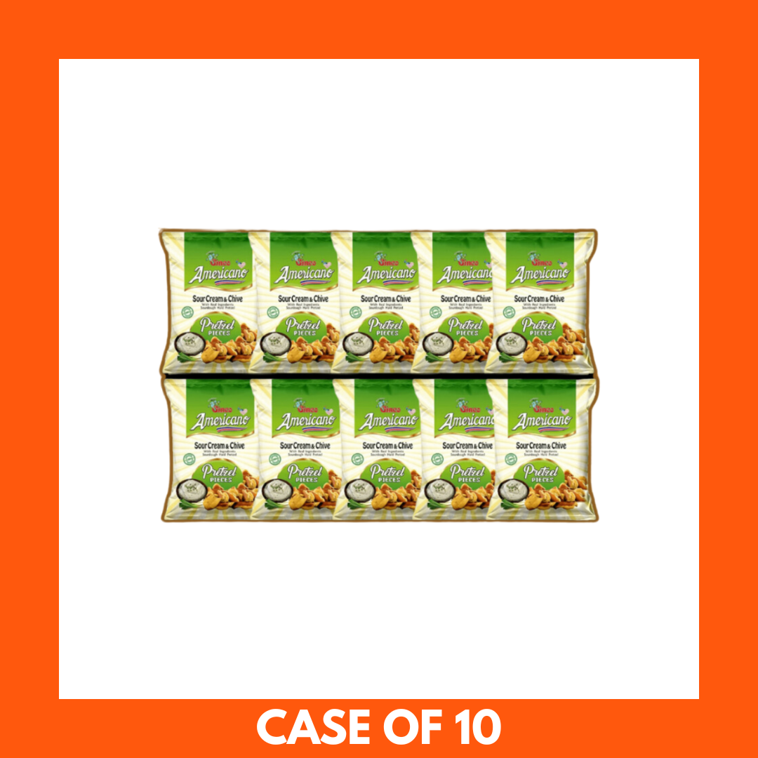 Americano Sour Cream & Chive Pretzel Pieces (Pack of 10)