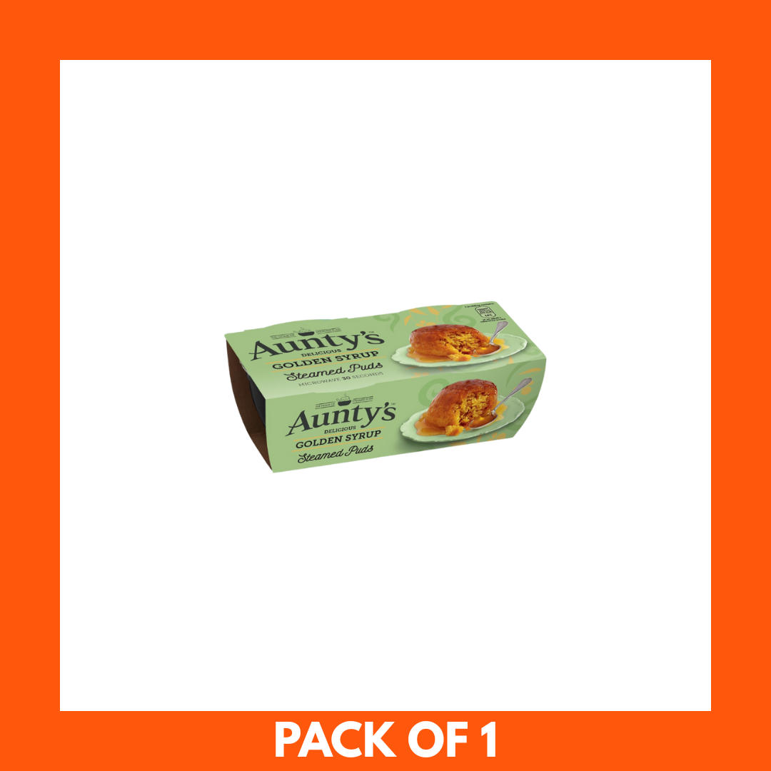 Aunty's Golden Syrup Steamed Puddings 190g x 1