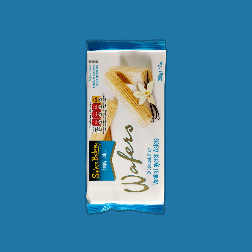 Shires Bakery Vanilla Wafers 200g x 1