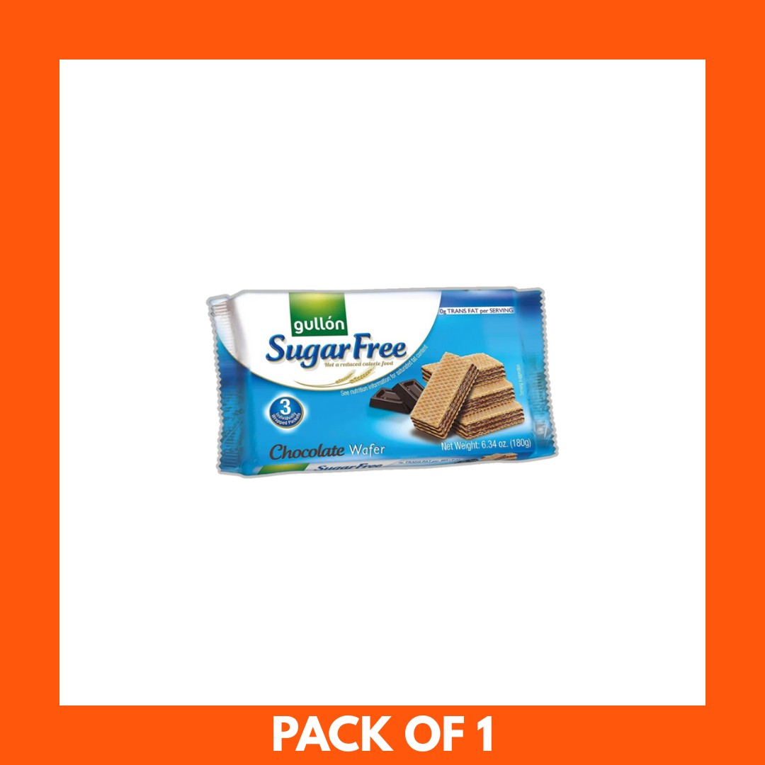 Gullon Sugar Free Chocolate Wafers 180g x 1