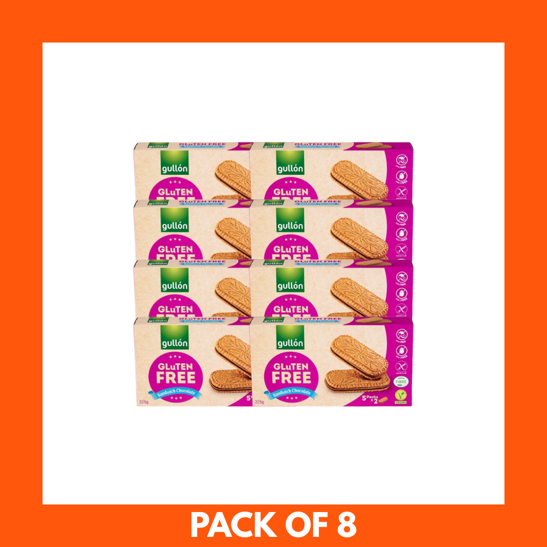 Gullon Gluten Free Sandwich Chocolate Biscuits 225g x 1