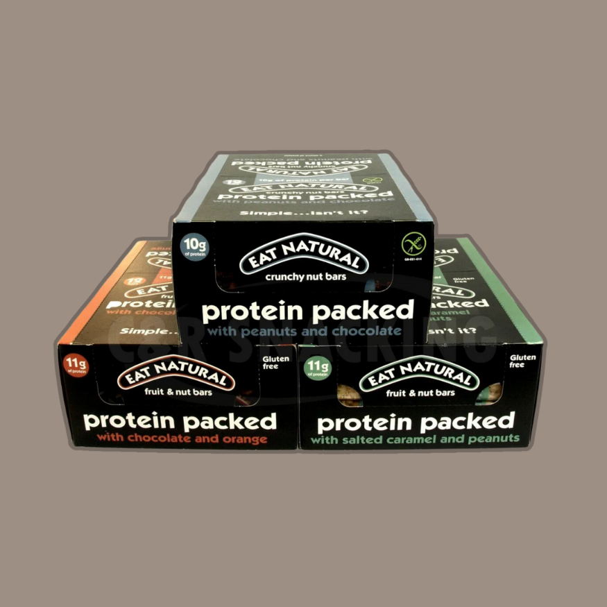 Eat Natural Protein Packed Fruit & Nut Bar with Chocolate & Orange x 12