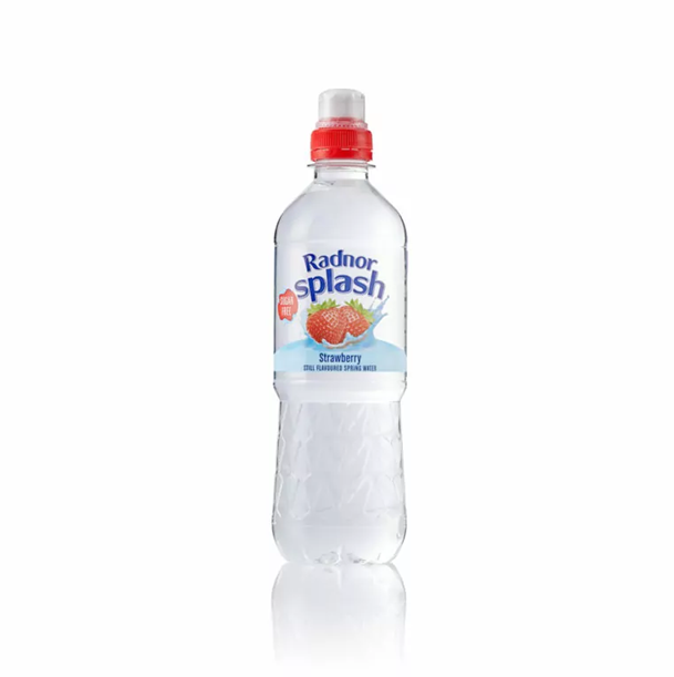 A close-up of the eco-friendly packaging with "100% recyclable" label.