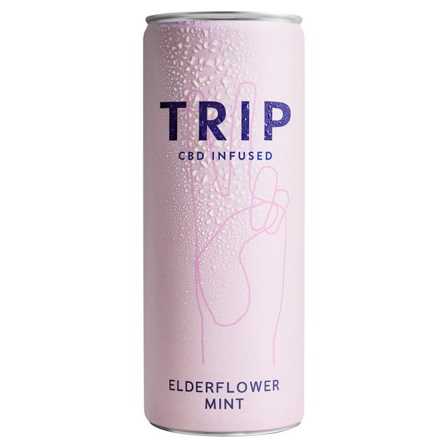 Trip CBD Elderflower Mint Drink 250ml x 12