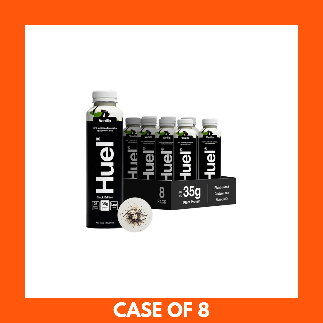 Huel Vanilla Black Edition Complete Meal Drink 500ml x 8