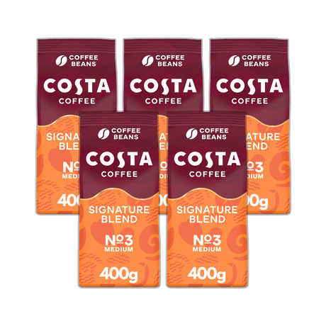 Costa Signature Blend Coffee Beans 5 x 400g