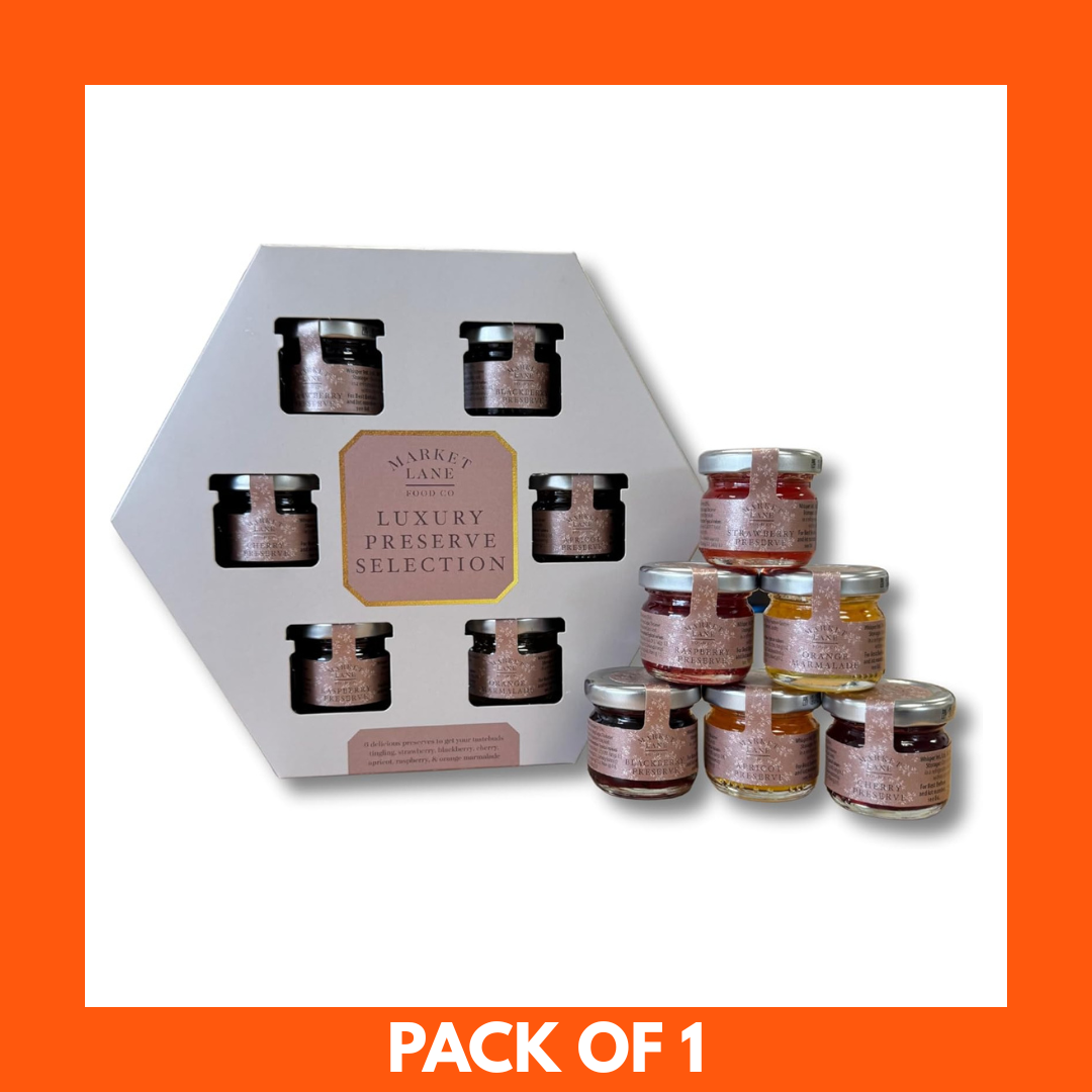 Market Lane Food Company 6 Luxury Preserves Selection Gift Set x 1