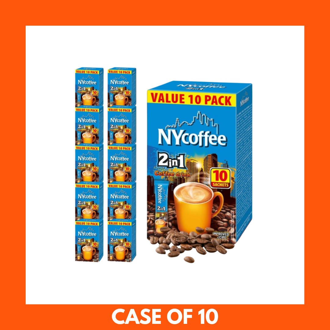 Ny Coffee 2 In 1 Box (10 X 10 Sachets)