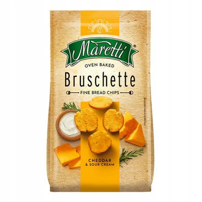 Maretti Cheddar & Sour Cream Bruschette Chips 70g x 14