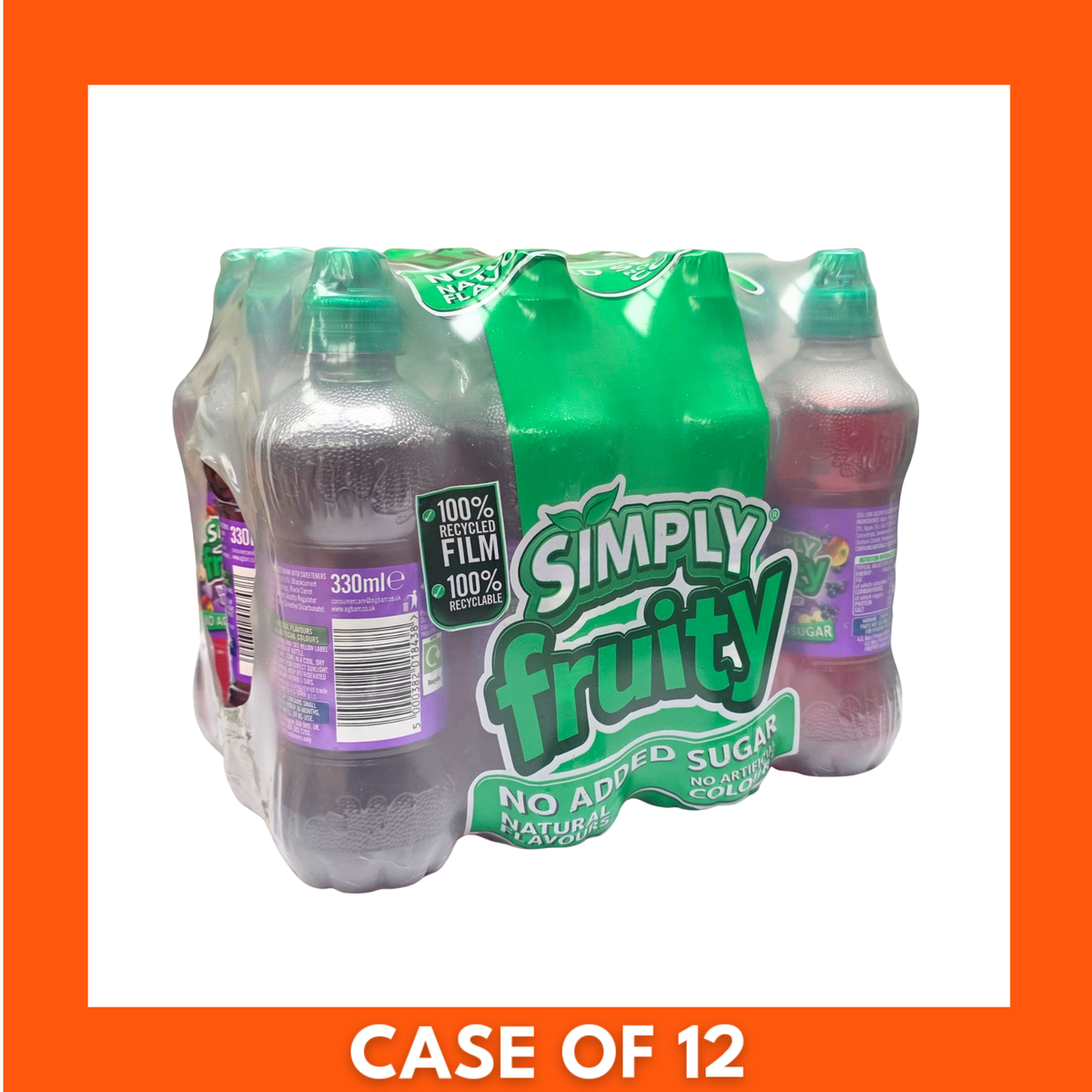 Simply Fruity Apple & Blackcurrant 12 x 330ml