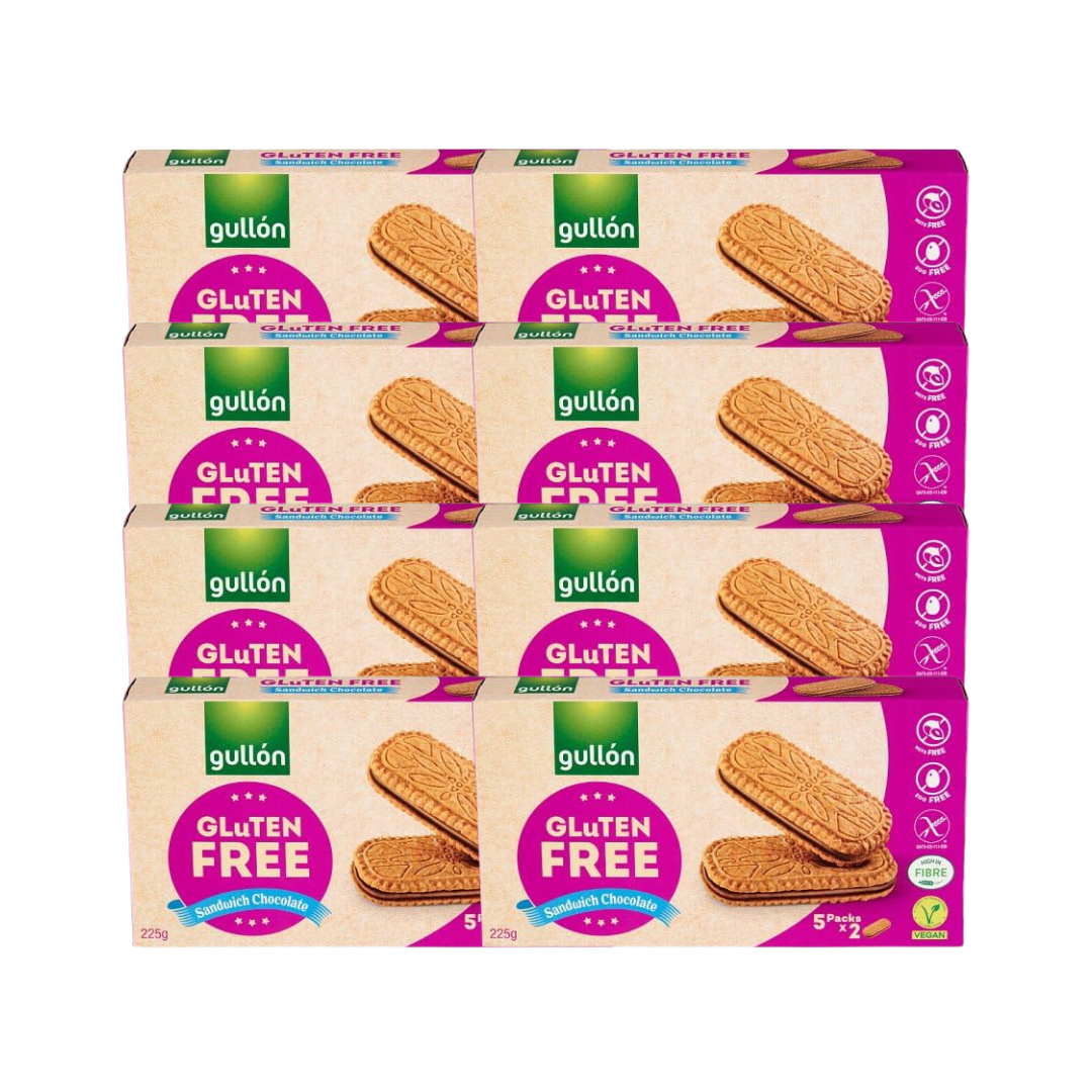 Gullon Gluten Free Sandwich Chocolate Biscuits 225g x 1