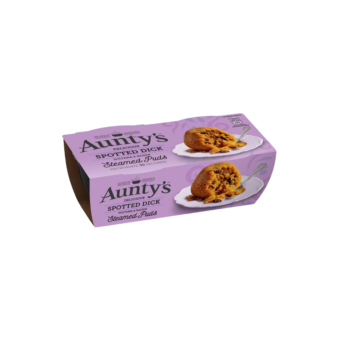 Aunty's Spotted Dick Steamed Pudding 2's x 1