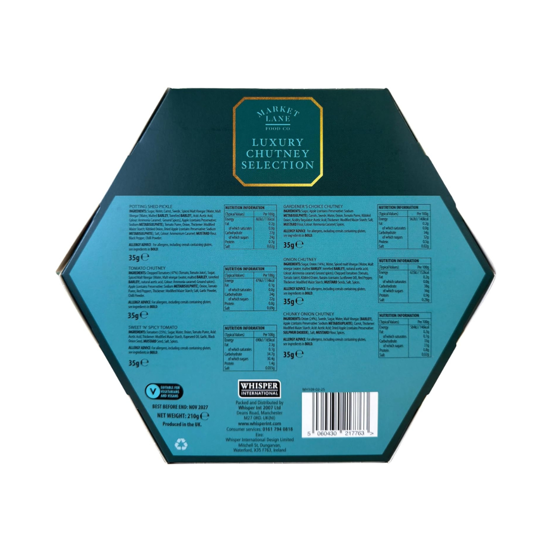 Gourmet chutney collection perfect for cheese boards and gifting