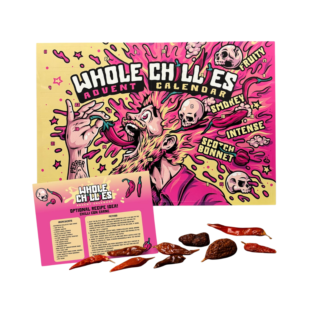The Whole Chillies Advent Calendar 2025 24 days of fire box