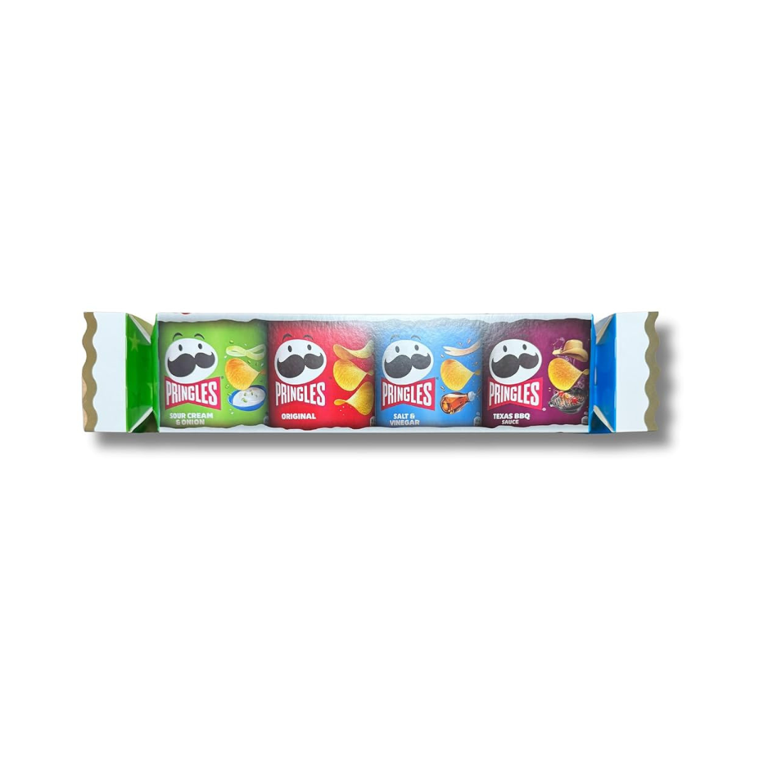 Pringles mini tubs Christmas snack box gift set