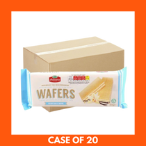 Bello Artizano Creamy Vanilla Wafers 100g box with vanilla cream layers