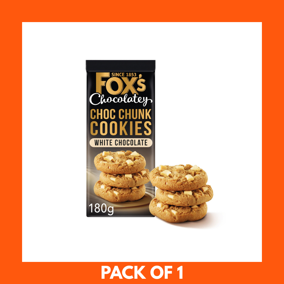 Fox's Fabulous White Chocolate Cookies 180g x 1