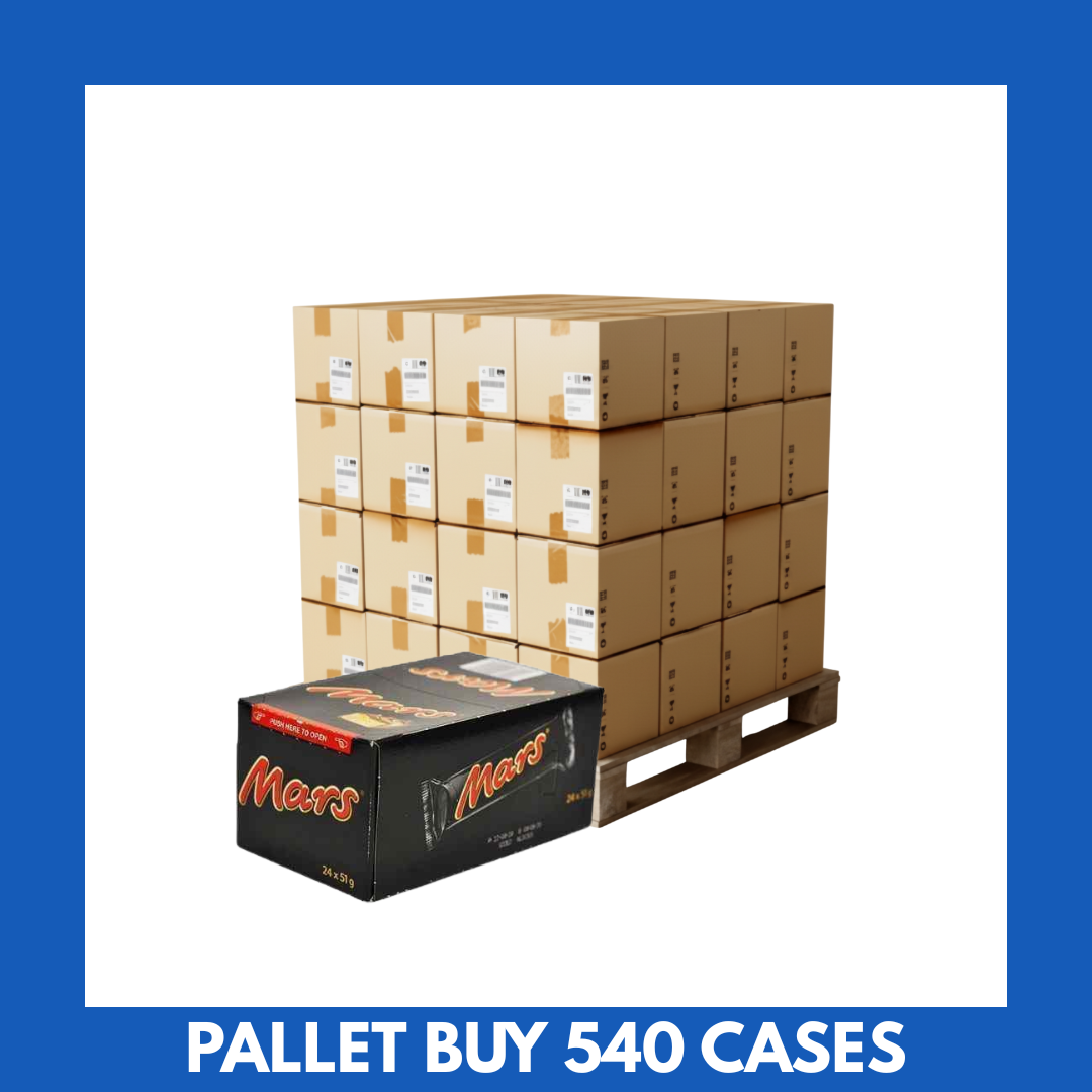 Mars 51g x 24 - 540 Cases (Pallet Buy) 37p per bar