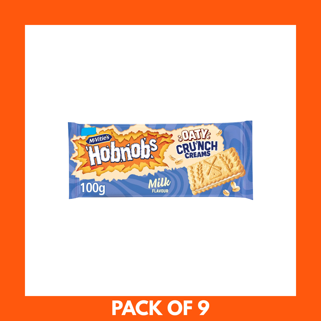 McVitie's Hobnobs Oaty Milky Biscuits 9 x 100g