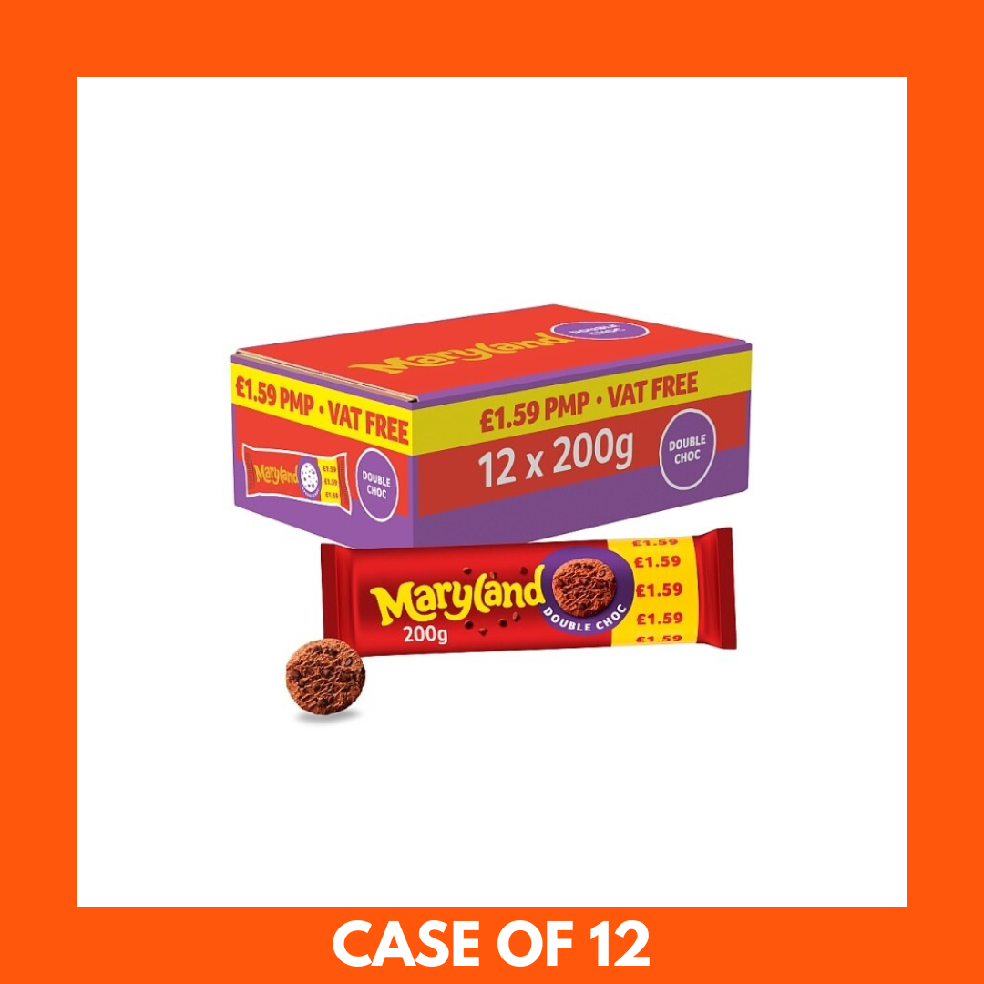 MaryLand Cookies Double Choc Chip 200g x 1 PM£1.59