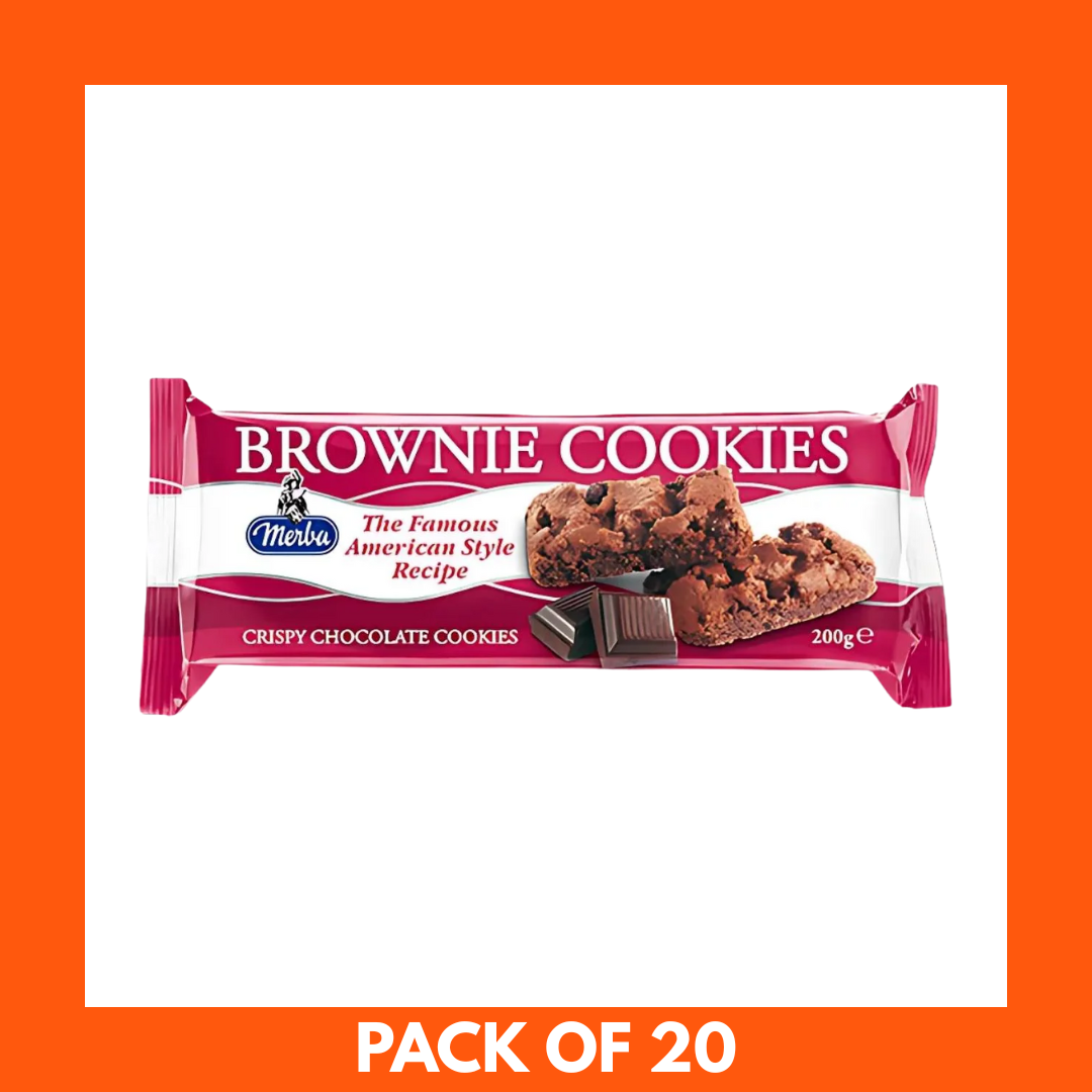 Merba American Brownie Cookies 200g x 1