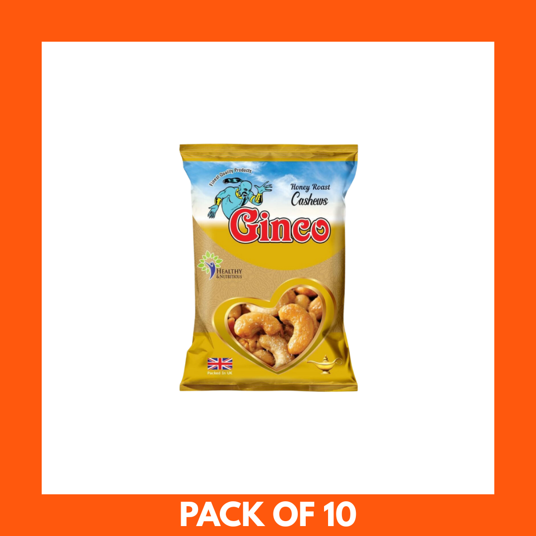 Ginco Honey Roast Cashews 50g