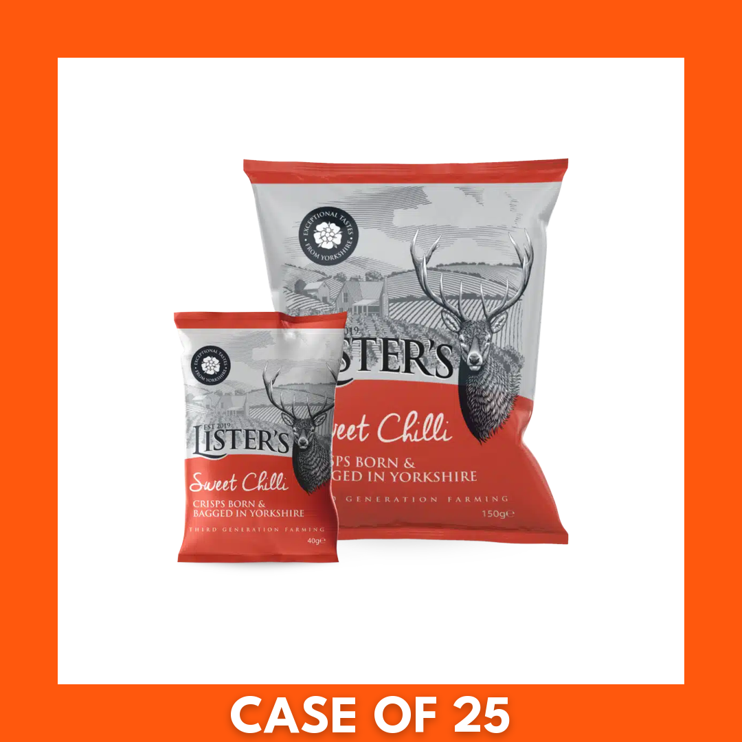 Listers Crisps - Sweet Chilli 40g