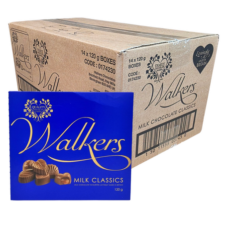Walkers Milk Classics Chocolate Selection Gift Box 14 x 120g