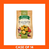 Maretti Bruschette Mediterranean Vegetables chips 70g x 14 multipack — 14 individual bags of crisp savory vegetable bruschette