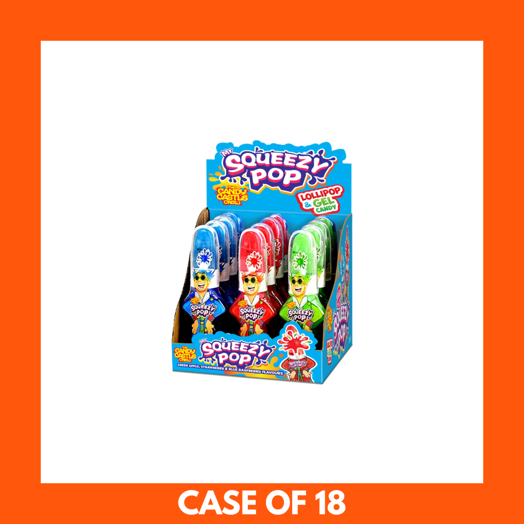 Candy Castle Crew Mr Squeezy Pop - 40g x 18