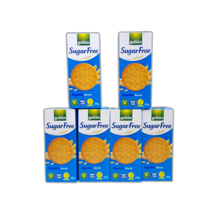 Gullon Sugar Free Digestive Biscuits 245g x 1