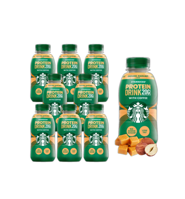 Starbucks Caramel Hazelnut Flavour Protein Drink 330ml x 8