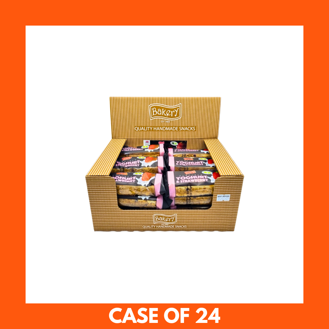 Pearl's Yoghurt & Strawberry Flapjack x 24