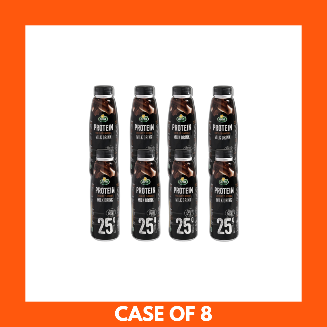 Arla Protein Chocolate Milk Shake 482ml (Pack of 8)