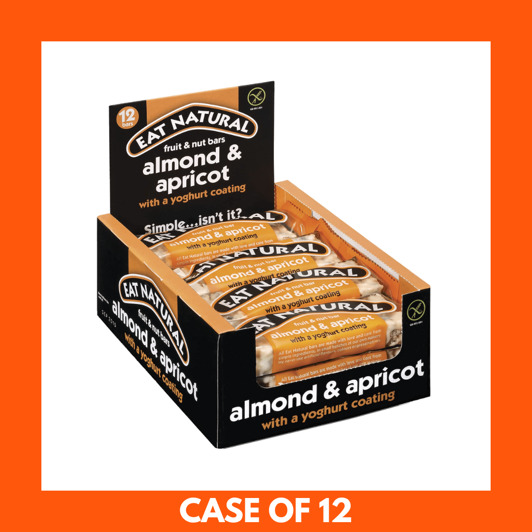 Eat Natural Almond & Apricot with Yoghurt Coating x 12