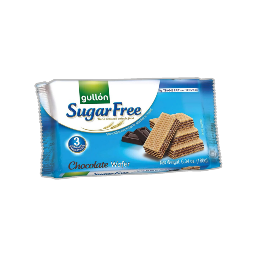 Gullon Sugar Free Chocolate Wafers 180g x 1