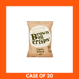 Brown Bag Crisps Lightly Salted 20 x 40g