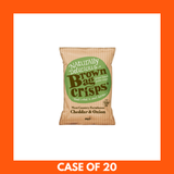 Brown Bag Crisps West Country Farmhouse Cheddar and Onion 20 x 40g