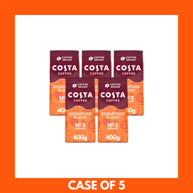 Costa Signature Blend Coffee Beans 5 x 400g