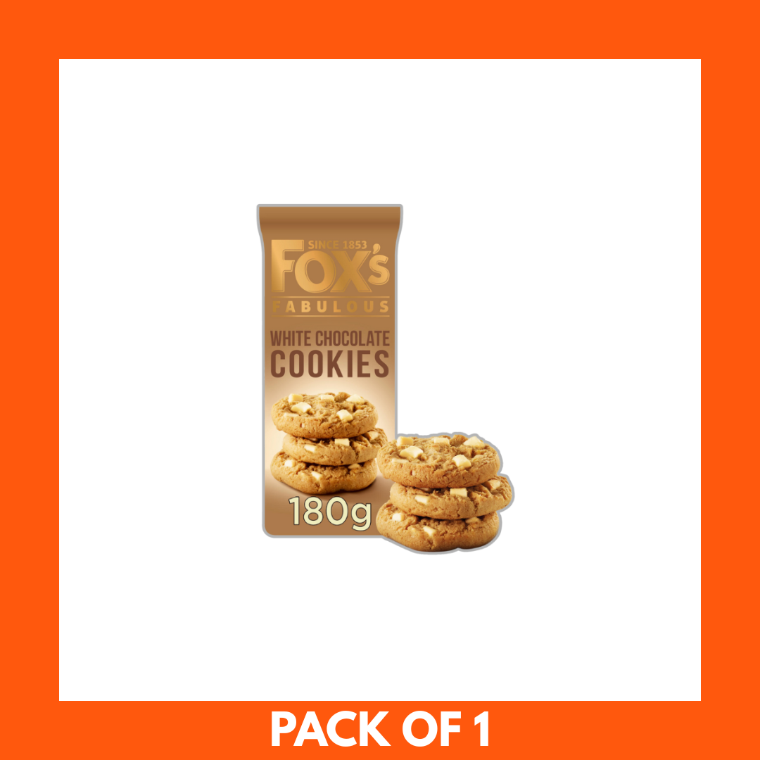 Fox's Fabulous White Chocolate Cookies 180g x 1