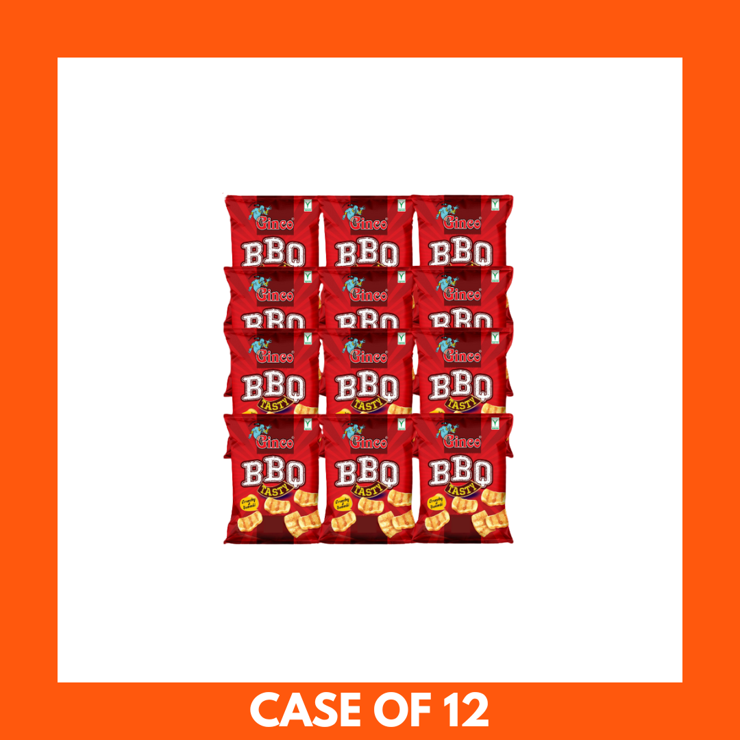 Ginco BBQ Tasty 100g x 12 - WHOLESALE CRISPS – C&R Snacking Wholesale