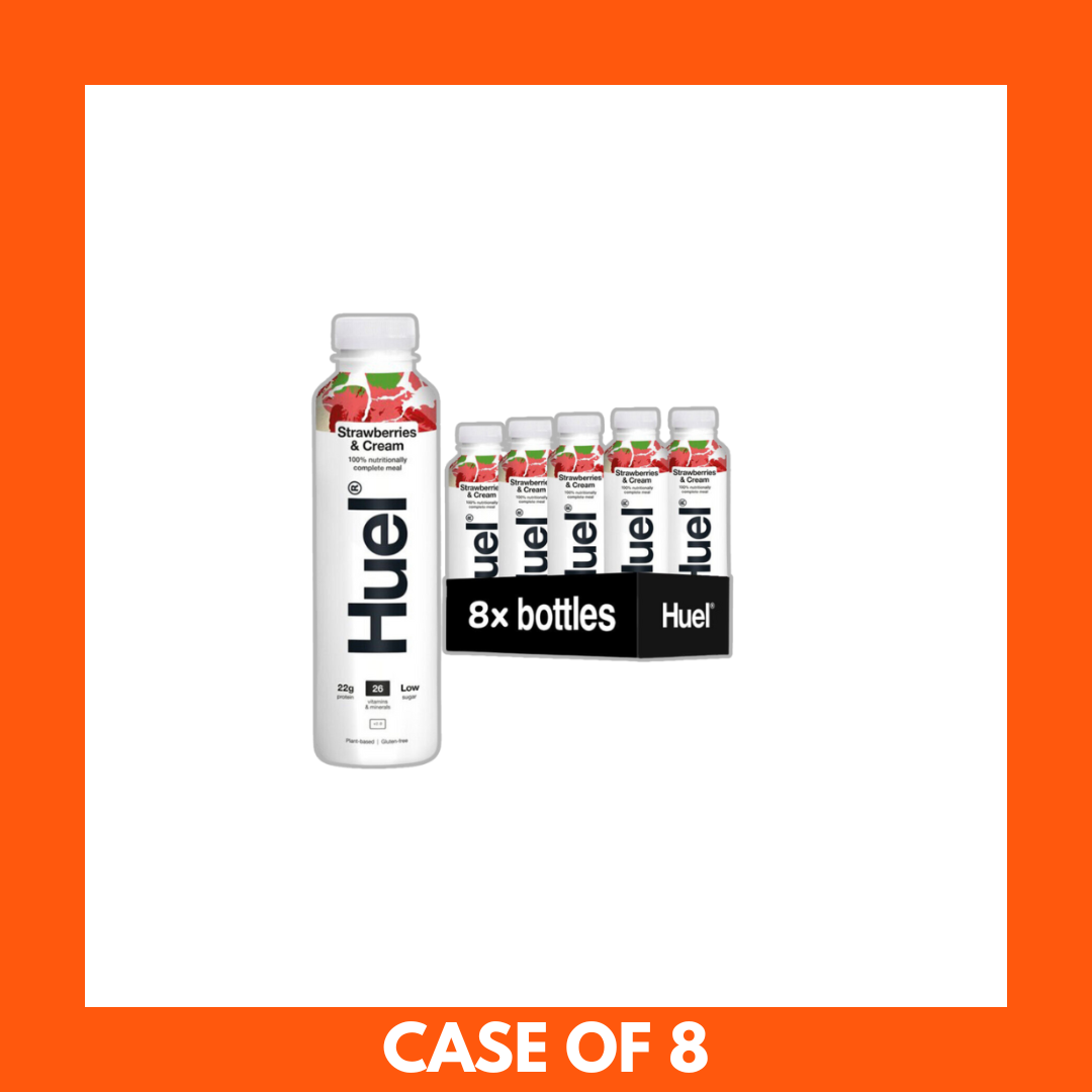 Huel Strawberries & Cream Complete Meal Drink 500ml x 8