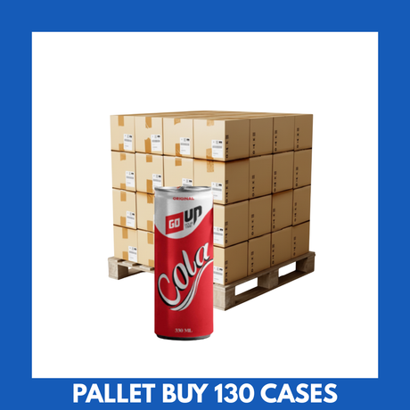 Go Up cola flavoured drink 330ml can front view