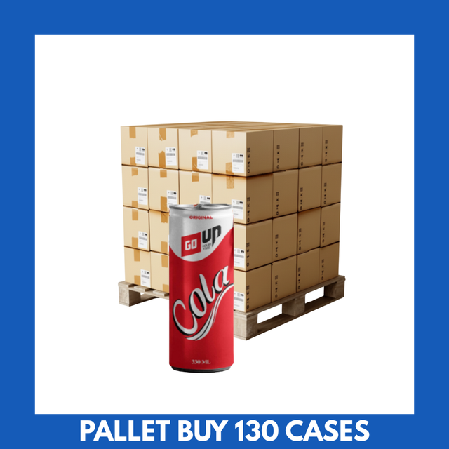 Go Up cola flavoured drink 330ml can front view