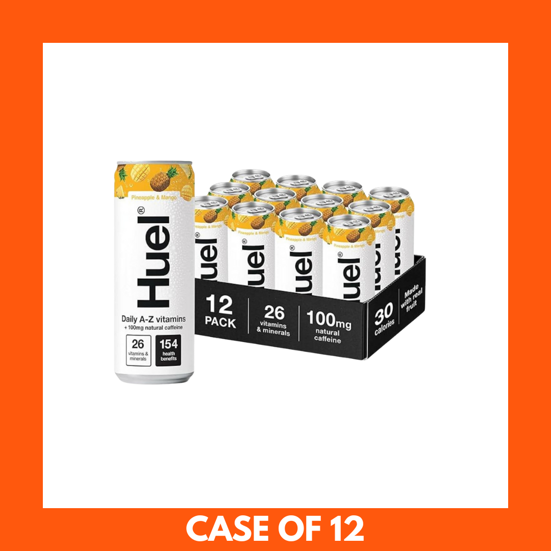Huel Pineapple & Mango Daily A-Z Vitamins Energy Drink 330ml x 12