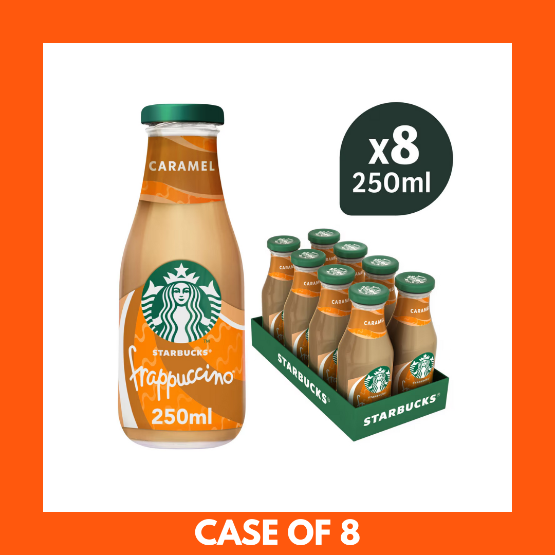 Starbucks Frappuccino Caramel Flavoured Iced Coffee x 8