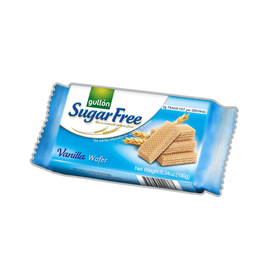 Gullon Sugar Free Vanilla Wafers 180g x 1